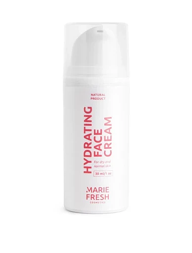Крем для зволоження обличчя Marie Fresh з гіалуроновою кислотою для сухої та нормальної шкіри, 30 мл(Крем для зволоження з гіалуроновою кислотою для су) - фото 1 - Miraton