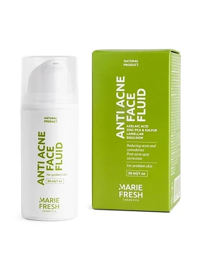 Крем-флюид антиакне Marie Fresh с азелаиновой кислотой для проблемной кожи, 30 мл - фото 1 - Miraton