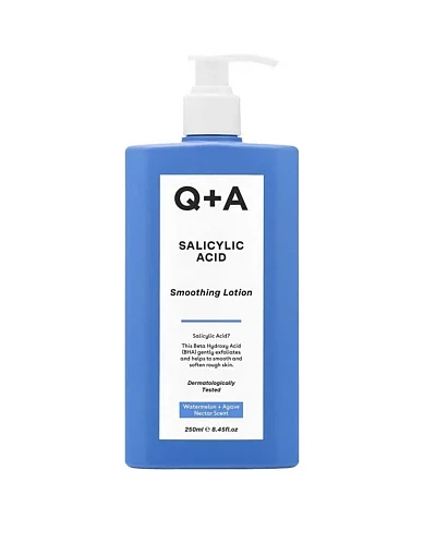 Успокаивающий лосьон для тела с салициловой кислотой Q+A, 250 мл - фото 1 - Miraton