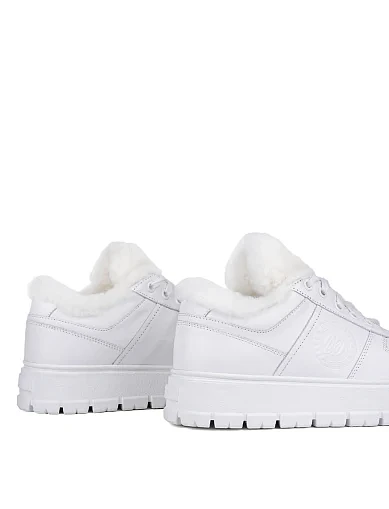 Жіночі кеди MIRATON шкіряні білі (BF2203-5-1) - фото 5 - Miraton