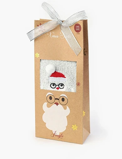 Женские высокие носки Marilyn серые - фото 2 - Miraton