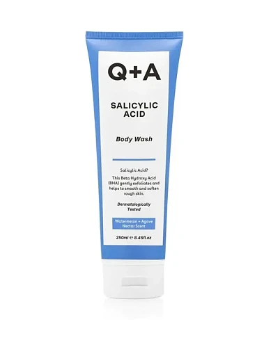 Очищающий гель для тела с салициловой кислотой Q+A, 250 мл - фото 1 - Miraton