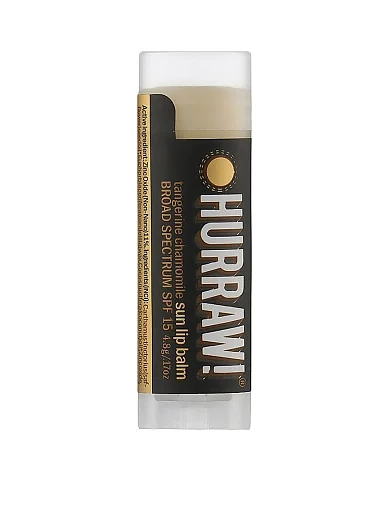 Бальзам для губ Hurraw! Sun Lip Balm SPF 15 4,8 г - фото 1 - Miraton