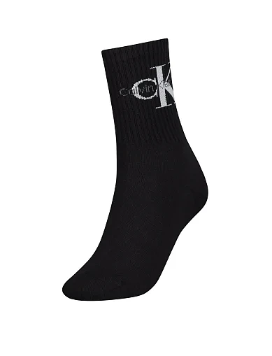 Женские высокие носки Calvin Klein черные - фото 1 - Miraton