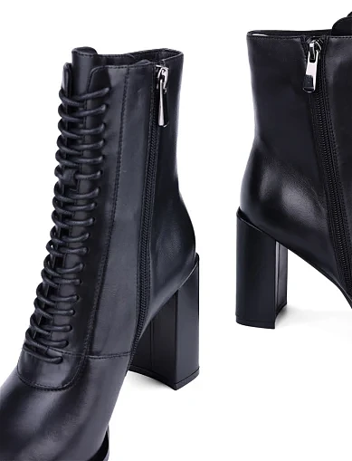 Жіночі черевики Attizzare шкіряні чорні (TY880-0603-1) - фото 2 - Miraton