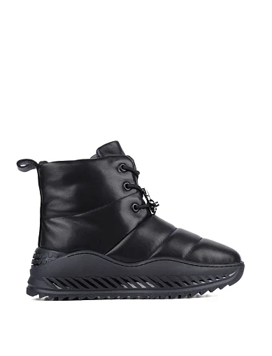 Жіночі черевики MIRATON шкіряні чорні (23126-8) - фото 1 - Miraton