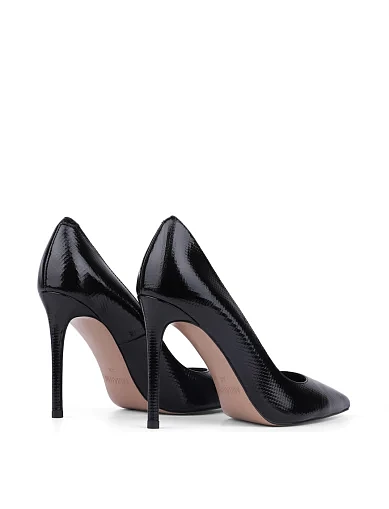 Жіночі туфлі човники MIRATON чорні шкіряні (MP583-1-1Q) - фото 4 - Miraton