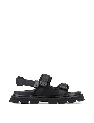 Мужские сандалии Miguel Miratez из неопрена черные - фото 2 - Miraton