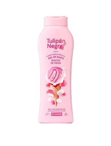 Гель для душа TULIPAN NEGRO Клубничный поцелуй 650 мл - фото 1 - Miraton