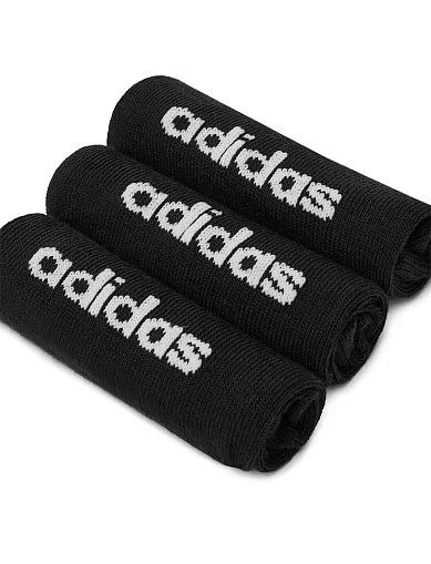Короткие носки Adidas тканевые черные - фото 4 - Miraton