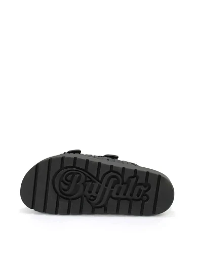 Жіночі шльопанці Buffalo Eve Sol зі штучної шкіри чорні (1611086) - фото 6 - Miraton