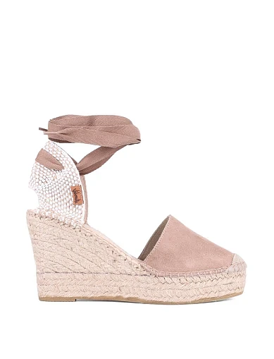 Жіночі босоніжки VIDORRETA замшеві бежеві (06700SRTI4) - фото 1 - Miraton