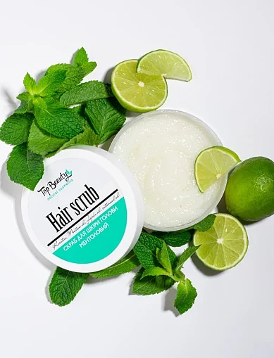 Скраб для шкіри голови Hair scrub ментоловий, 250 мл(Скраб для шкіри голови Hair scrub ментоловий 250 м) - фото 4 - Miraton