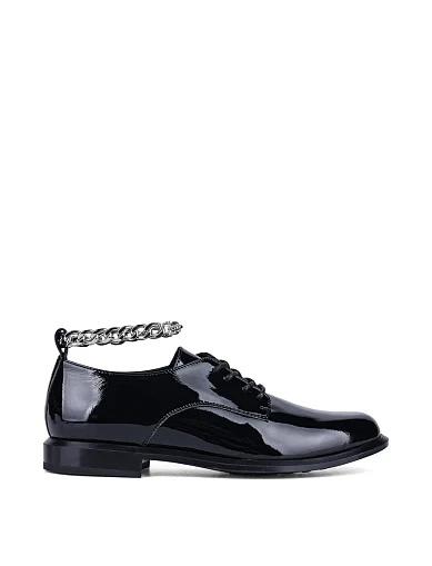 Жіночі туфлі Attizzare з наплака чорні (JR1087-5) - фото 1 - Miraton