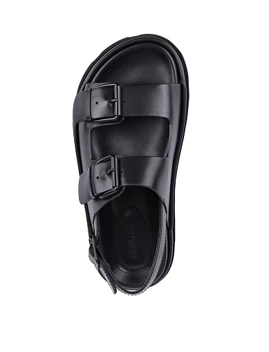 Жіночі сандалі MIRATON шкіряні чорні (837L-L07-N04) - фото 2 - Miraton