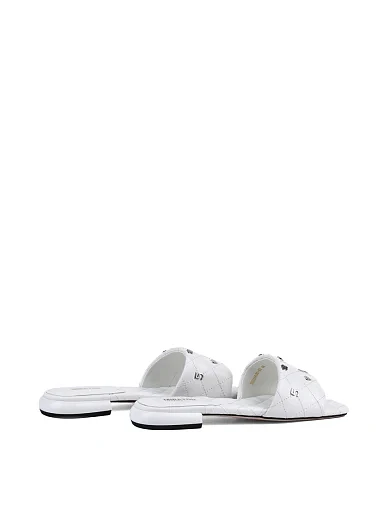 Жіночі шльопанці MIRATON шкіряні білі (TG235030-52) - фото 3 - Miraton