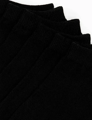 Носки женские хлопковые черные 3 шт. - фото 3 - Miraton