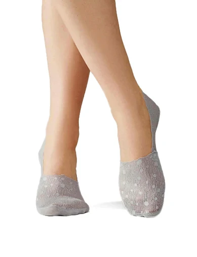 Следы женские кружевные розовые 2 шт. - фото 1 - Miraton