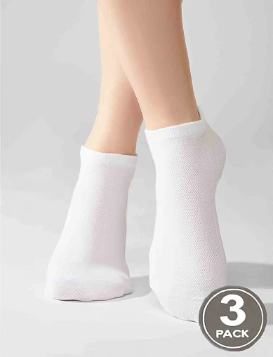 Шкарпетки Legs(8 Socks Cotton Mesh Low 3 пар) - фото 1 - Miraton