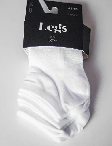 Шкарпетки Legs (Socks Cotton Mesh Low 3 пар) - фото 4 - Miraton