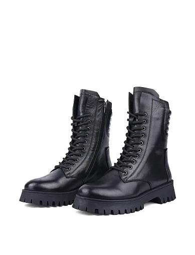 Жіночі черевики Attizzare шкіряні чорні (5013) - фото 3 - Miraton