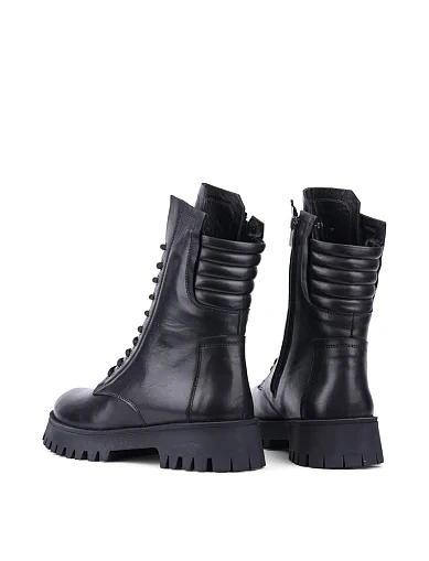 Жіночі черевики Attizzare шкіряні чорні (5013) - фото 4 - Miraton