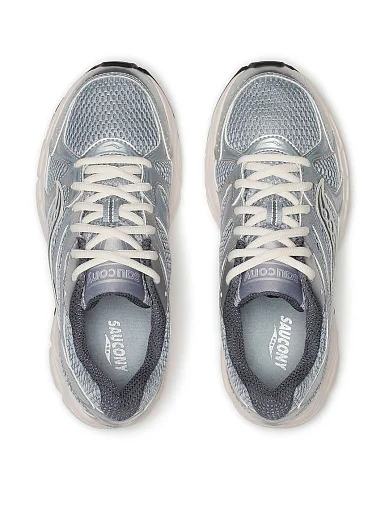 Жіночі кросівки Saucony RIDE MILLENNIUM зі штучної шкіри срібного кольору (S60812-8) - фото 5 - Miraton