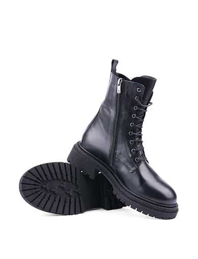 Жіночі черевики Attizzare шкіряні чорні (673-1139-M1-4K) - фото 2 - Miraton