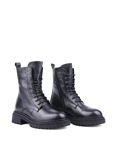 Жіночі черевики Attizzare шкіряні чорні (673-1139-M1-4K) - фото 3 - Miraton