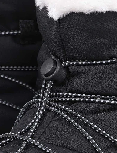 Жіночі черевики CMP SHERATAN WMN SNOW BOOTS WP тканинні чорні з підкладкою зі штучного хутра (30Q4576-U901) - фото 5 - Miraton