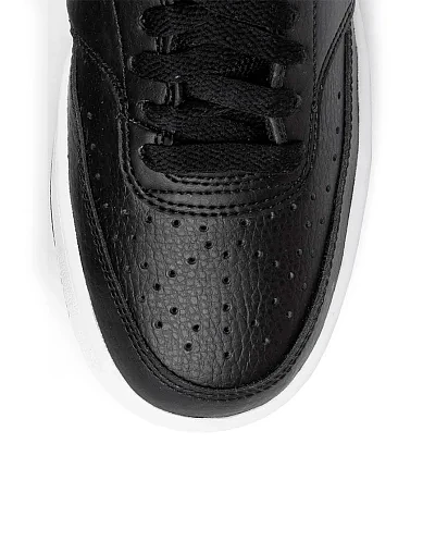 Жіночі кеди Nike Court Vision Mid з екошкіри чорні (CD5436-001) - фото 5 - Miraton