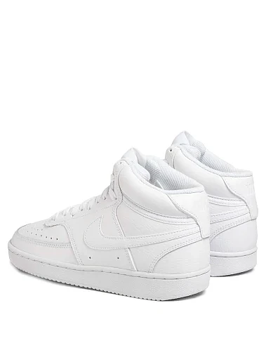 Жіночі кеди Nike Court Vision Mid з екошкіри білі (CD5436-100) - фото 3 - Miraton