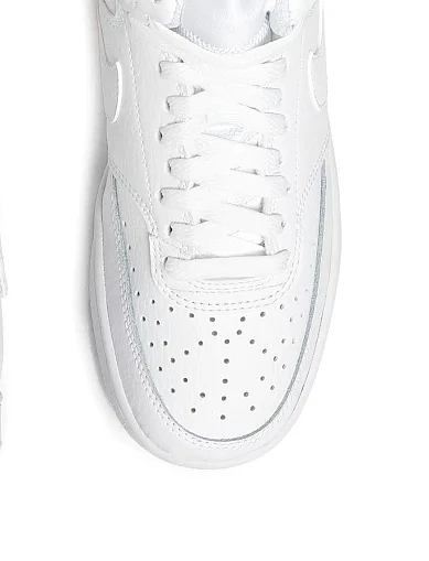 Жіночі кеди Nike Court Vision Mid з екошкіри білі (CD5436-100) - фото 5 - Miraton