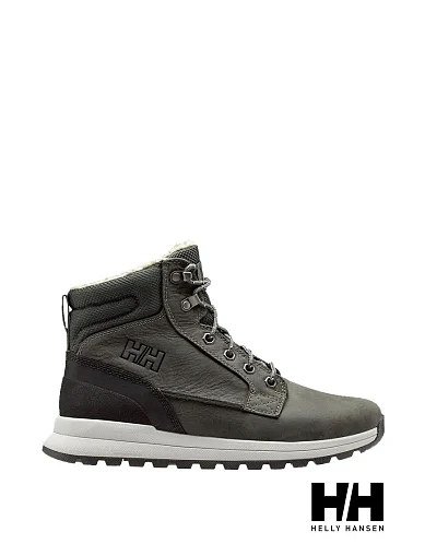 Чоловічі черевики Helly Hansen з нубуку сірі з підкладкою зі штучного хутра - фото 1 - Miraton