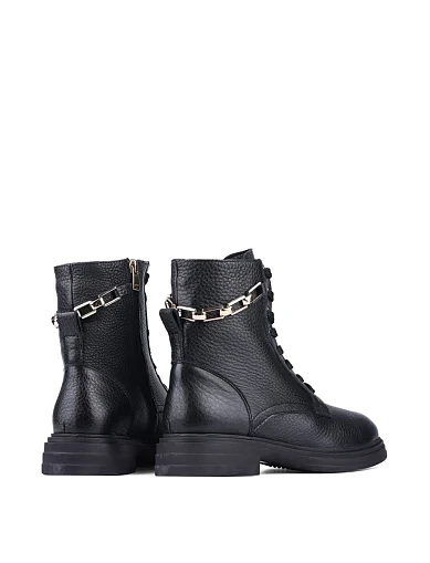 Жіночі черевики Attizzare шкіряні чорні (24KB-1885-1) - фото 4 - Miraton