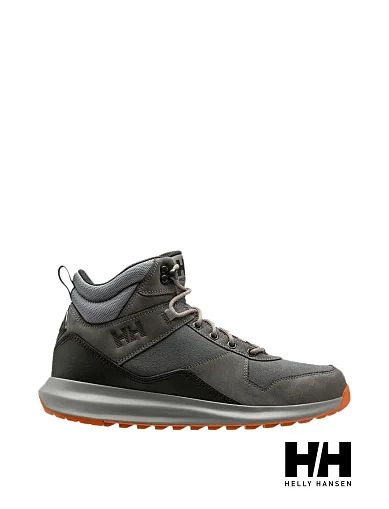 Чоловічі черевики Helly Hansen з нубуку сірі з підкладкою з текстилю - фото 1 - Miraton