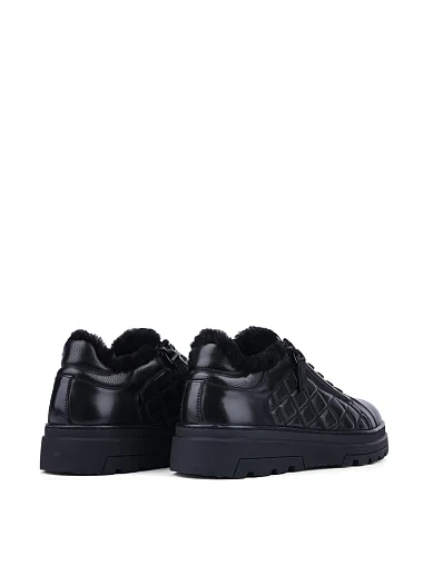 Чоловічі кеди Miguel Miratez шкіряні чорні Miguel Miratez - фото 4 - Miraton