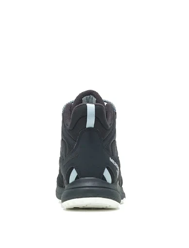 Женские ботинки Merrell Bravada Edge 2 Thermo Mid замшевые черные с подкладкой из текстиля - фото 4 - Miraton