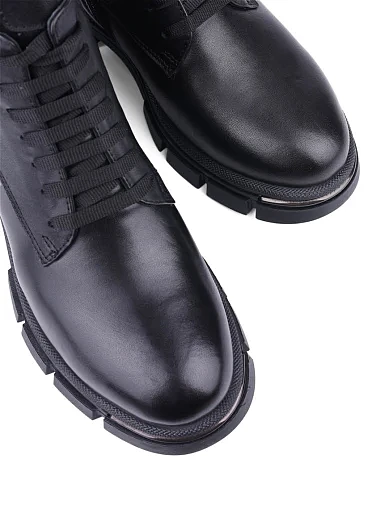 Жіночі черевики Attizzare шкіряні чорні (060 242) - фото 5 - Miraton