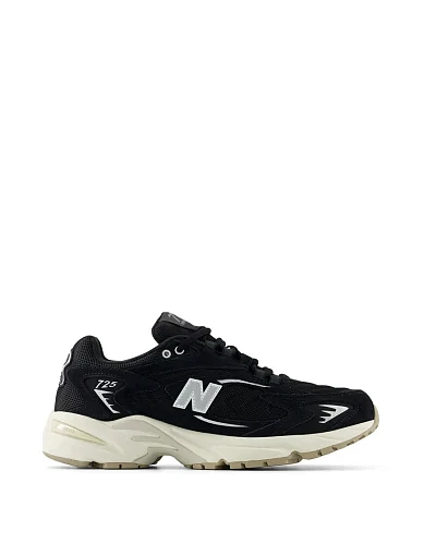 Женские кроссовки New Balance 725 замшевые черные - фото 1 - Miraton