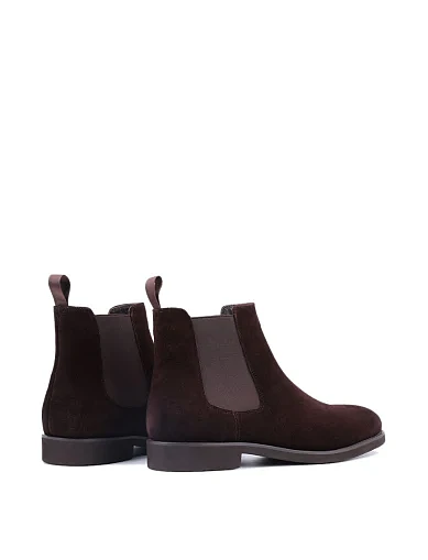 Чоловічі черевики Miguel Miratez замшеві коричневі з підкладкою з байки - фото 3 - Miraton