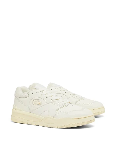 Жіночі кеди Lacoste Lineshot шкіряні білі (748SFA0116AI9) - фото 2 - Miraton