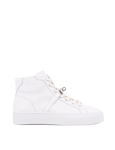 Жіночі черевики MIRATON шкіряні білі з підкладкою з байки (JR1102B-2) - фото 1 - Miraton