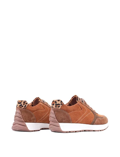 Жіночі кросівки MIRATON велюрові коричневі (JR918-22) - фото 4 - Miraton