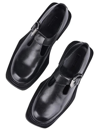 Женские туфли MIRATON  кожаные черные - фото 6 - Miraton