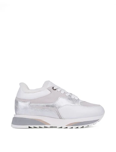 Жіночі кросівки Attizzare шкіряні білі (7736-50) - фото 1 - Miraton