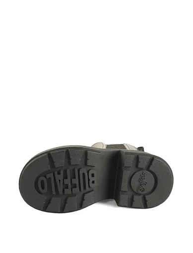 Жіночі черевики Buffalo зі штучної шкіри чорні з підкладкою зі штучного хутра (1270090) - фото 6 - Miraton