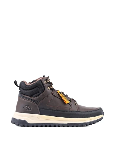 Чоловічі черевики Dockers з нубуку коричневі з підкладкою з текстилю - фото 1 - Miraton