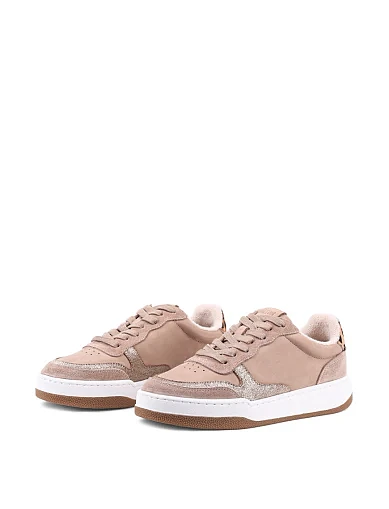 Жіночі кеди MIRATON з нубуку бежеві (188-11-1) - фото 3 - Miraton