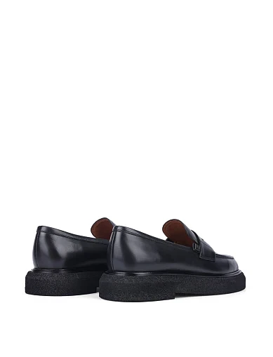 Жіночі туфлі MIRATON шкіряні чорні (2595-2-1) - фото 4 - Miraton